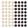 Natural Wood Beads WOOD-CD0001-02-2