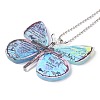 Colorful Butterfly Faith Jesus Cross Acrylic Pendant Decoration RJEW-E007-03P-10-4