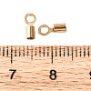 Ion Plating(IP) 304 Stainless Steel Fold Over Crimp Cord Ends STAS-P434-05C-G-3