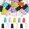10Pcs 5 Colors Transparent Resin Pendants CRES-YW0001-35A-2