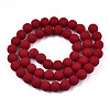 Opaque Glass Beads Strands GLAA-T032-P8mm-MD05-3