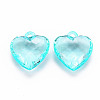 Transparent Acrylic Pendants LS-TACR-T024-03B-946-2