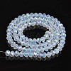 Electroplate Glass Beads Strands EGLA-A034-J1mm-L07-2