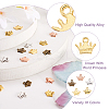 20Pcs 5 Colors Zinc Alloy Charms FIND-CW0001-16-3