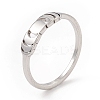 Non-Tarnish 201 Stainless Steel Moon Phase Finger Ring for Women LS-RJEW-A006-05P-3