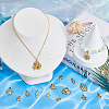 24Pcs 12 Styles Ion Plating(IP) 201 & 304 Stainless Steel Pendants STAS-SC0009-37-4