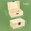 Rectangle Unfinished Wooden Box OBOX-NB0001-06-4