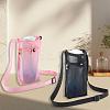 2Pcs 2 Colors Polyester Plastic Water Bottle Mesh Pouches AJEW-CN0004-37C-7