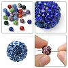 30Pcs Pave Disco Ball Beads RB-YW0001-14A-6