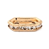 Alloy Crystal Rhinestone Rectangle Spacer Bars FIND-M042-06G-NR-1
