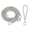 2Pcs 2 Styles Zinc Alloy Resin Universal Cell Phone Strap Crossbody Neck Strap Phone Charms AJEW-CP0008-93A-1