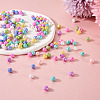 800Pcs 8 Colors Opaque Acrylic Beads MACR-PJ0001-05-6