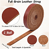 2M Flat AB Grade Cowhide Leather Cord AJEW-WH0479-73D-01-2
