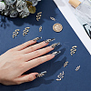 24Pcs 4 Styles Alloy Rhinestone Cabochons MRMJ-OC0004-10-3