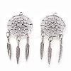 Tibetan Style Alloy Pendants TIBE-Q054-14AS-NR-2