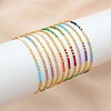 5Pcs 5 Colors Bohemian Color Glass Seed Beaded Stretch Bracelet Sets for Women Elegant Casual Jewelry Gift ES9222-1-1