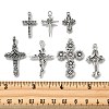 35Pcs 7 Styles Tibetan Style Alloy Pendants TIBE-FP0001-20-4