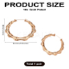 1Pair Alloy Huggie Hoop Earrings EJEW-LP0001-24-2