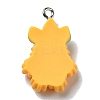 Opaque Resin Pendants RESI-D055-023P-3