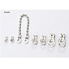 Tarnish Resistant 304 Stainless Steel Ball Chain Connectors STAS-R089-07-2