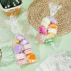 100Pcs Christmas Snowflake Printed OPP Cellophane Candy Packaging Bags ABAG-GF0001-41A-4