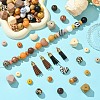DIY Leopard Print Beadable Pen Beads Kits DIY-CJ0002-65-5