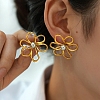 304 Stainless Steel Stud Earrings EJEW-P335-02A-1