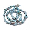 Natural Larimar Beads Strands LS-G-K203-91-3