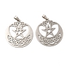 Non-Tarnish 201 Stainless Steel Pendants STAS-K251-008-3