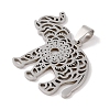 Non-Tarnish 201 Stainless Steel Pendants STAS-A094-04B-P-2