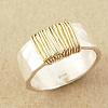 Zinc Alloy Wire Wrapped Finger Rings for Women FS-WG4DD4C-05-2