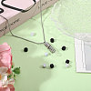 1Pc 316 Stainless Steel Box Chain Hollow Column Perfume Bottle Pendant Necklaces NJEW-PH0001-39-5