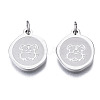 Non-Tarnish 304 Stainless Steel Charms STAS-N097-223P-2