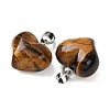 Natural Tiger Eye Pendants G-B188-04P-05-2