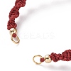 Adjustable Polyester Braided Cord Bracelet Making AJEW-JB00848-05-2