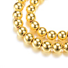 Electroplate Non-magnetic Synthetic Hematite Bead Strands X-G-Q466-10mm-01-1