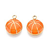 304 Stainless Steel Enamel Pendants STAS-T068-24-1