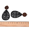 Bohemian Retro Hollow Teardrop Leather Pendants FIND-N007-02B-03-3