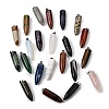 Natural Mixed Stone Pointed Pendants G-F820-12-1