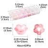 420Pcs 6 Colors Frosted Transparent Acrylic Beads OACR-FS0002-17B-4