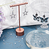 200Pcs Brass Earring Hooks with 200Pcs Plastic Ear Nuts FIND-BBC0015-81-4
