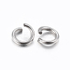 Tarnish Resistant 304 Stainless Steel Open Jump Rings STAS-H437-9x0.8mm-2