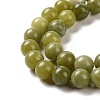 Natural Chinese Southern Jade Beads Strands LS-G-T055-8mm-15-6