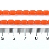 Opaque Glass Beads Strands GLAA-G112-04M-3
