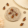 CHGCRAFT Crochet Woolen Yarn Acorns Pendant Decorations DIY-CA0005-51-4