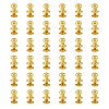 30 Sets Brass with Iron Knob Screw Rivet FIND-FH0008-64G-1