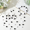 500Pcs 2 Colors Opaque Acrylic Beads MACR-SP0001-81B-3