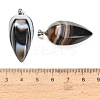 Natural Banded Agate Pendants GG-K002-16D-3