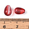 Baking Paint Transparent Glass Beads DGLA-N014-10B-3