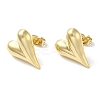Brass Stud Earrings for Women EJEW-B057-08G-2